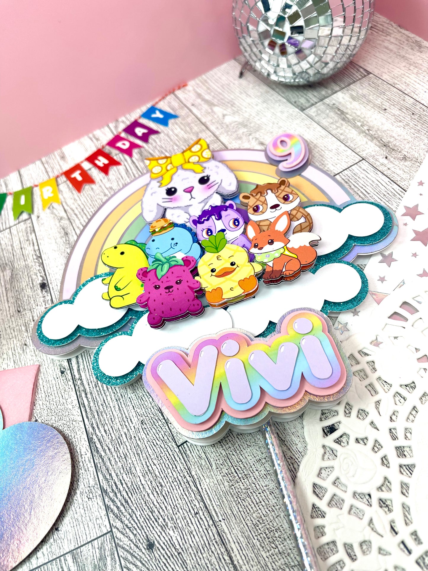 Moriah Elizabeth cake topper