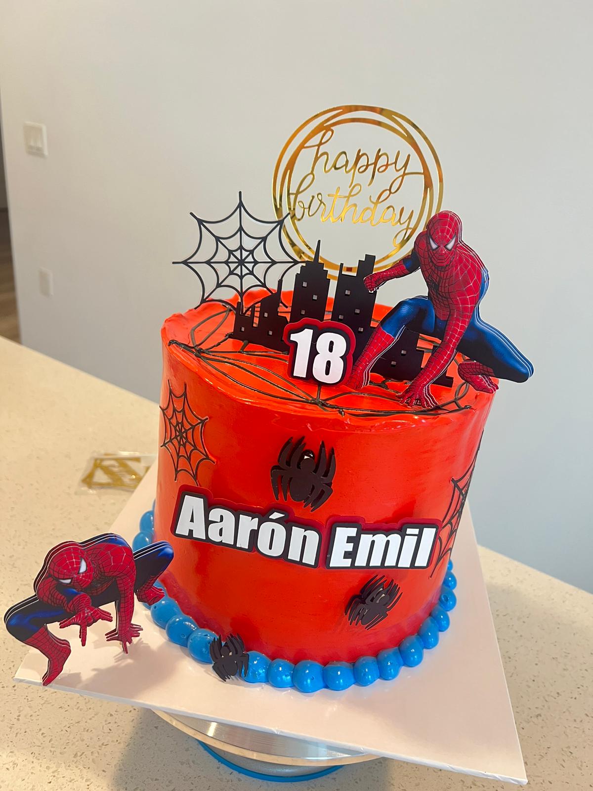 SpiderMan Decoration for cake