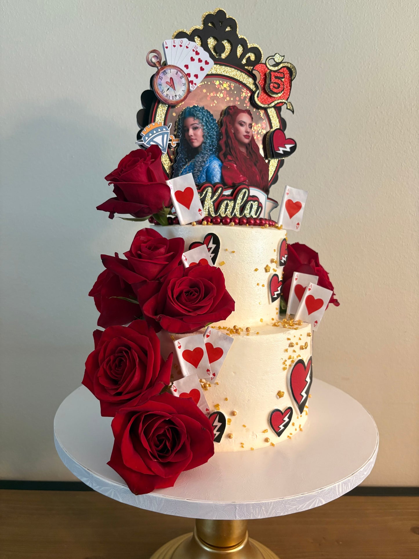 Descendants cake topper