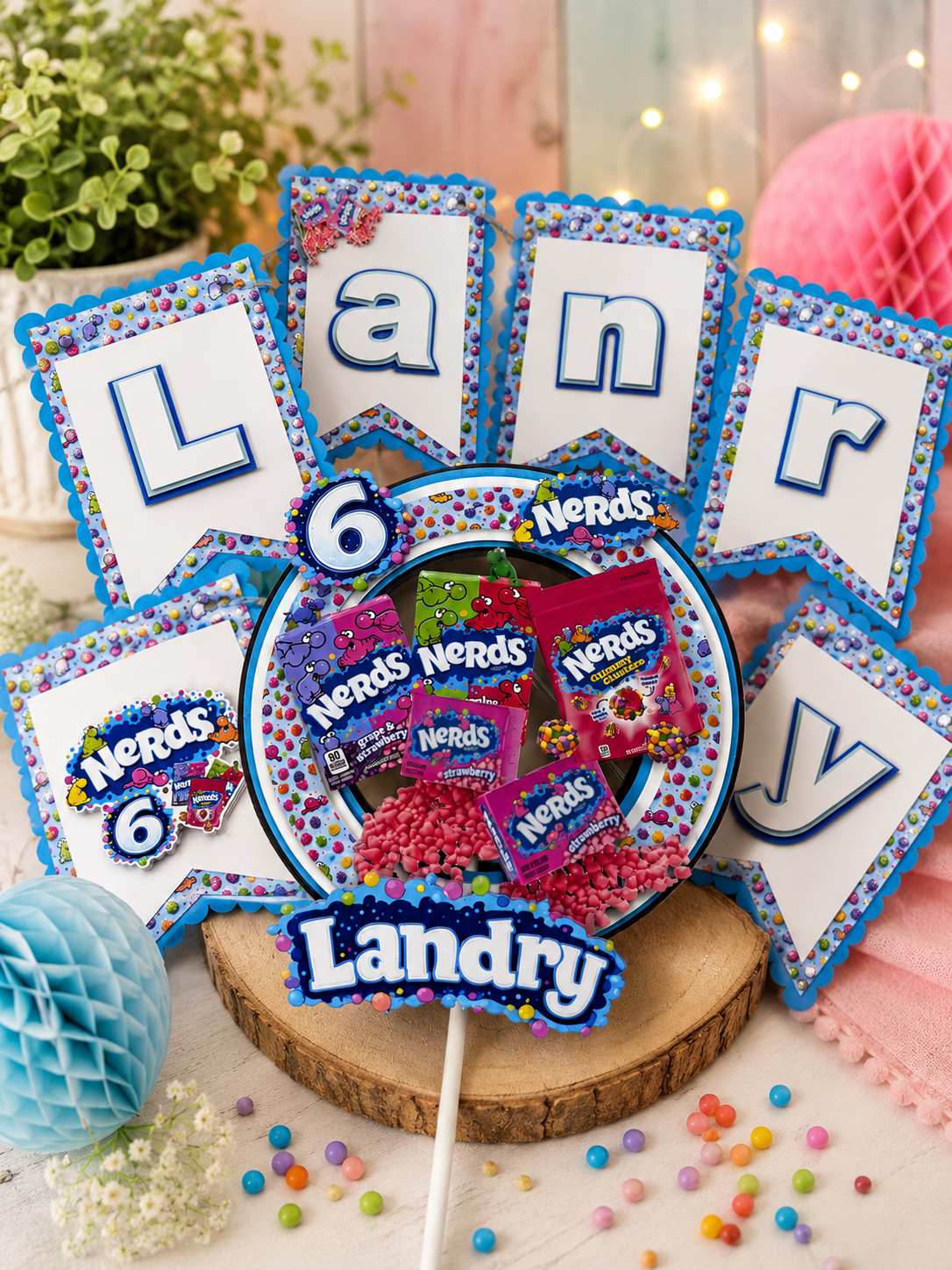 Nerds Cake Topper