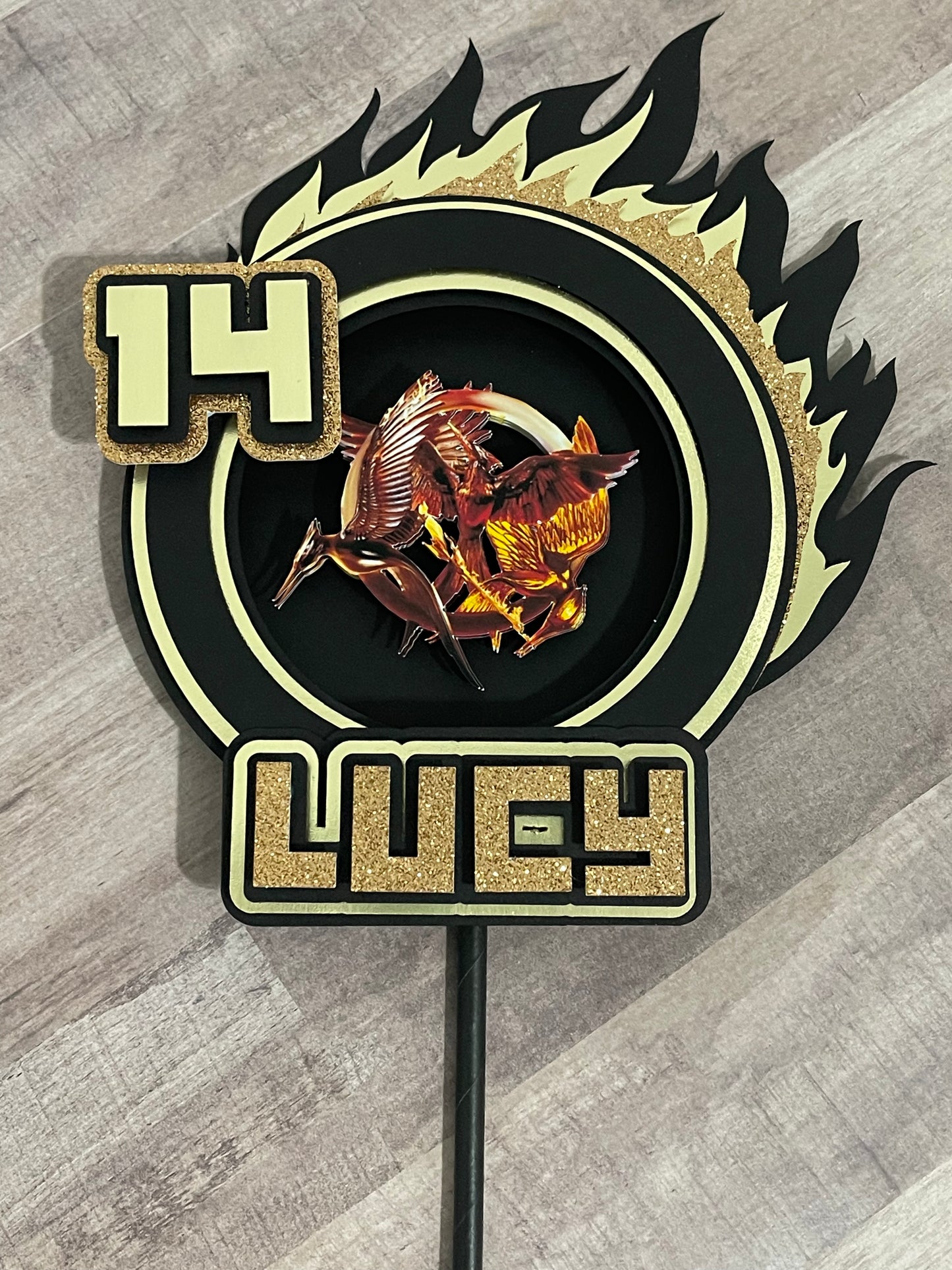 The Hunger Game Cake Topper