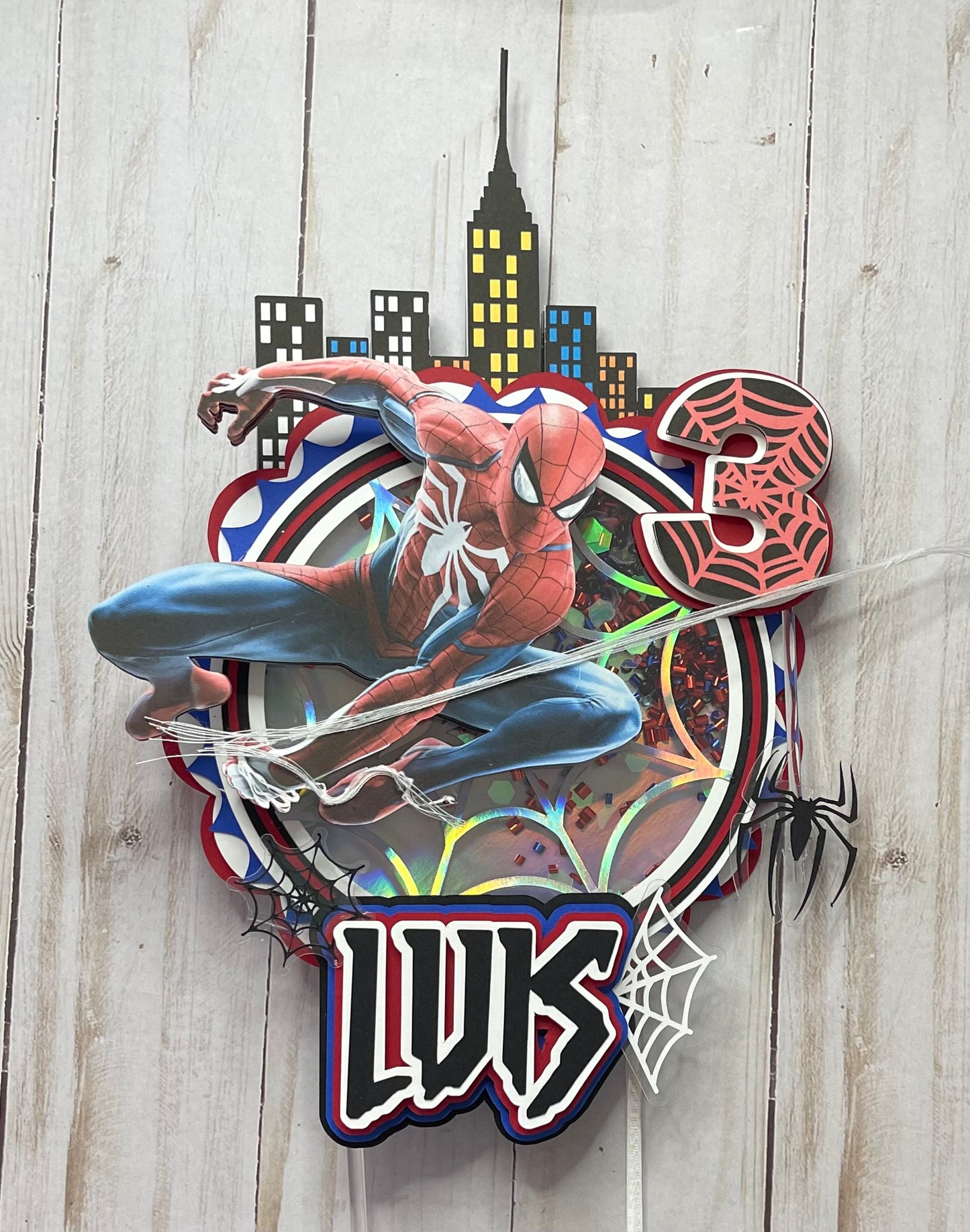 Spider Man Cake topper