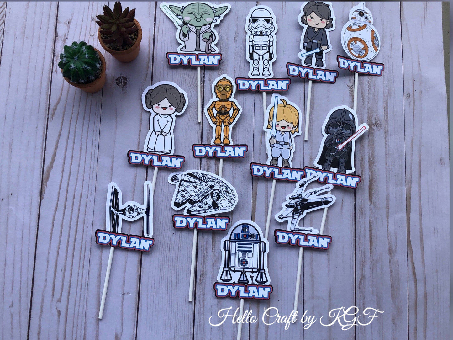 Star Wars Cup Cake Topper