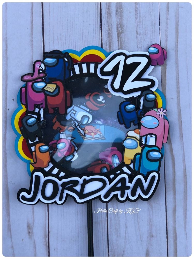 Among us Cake topper