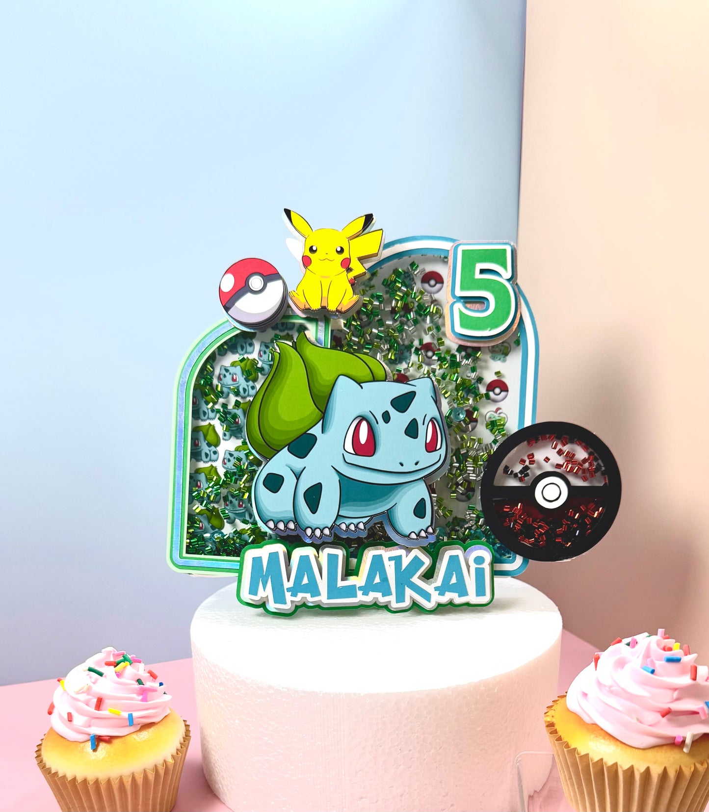 Bulbasaur Cake Topper