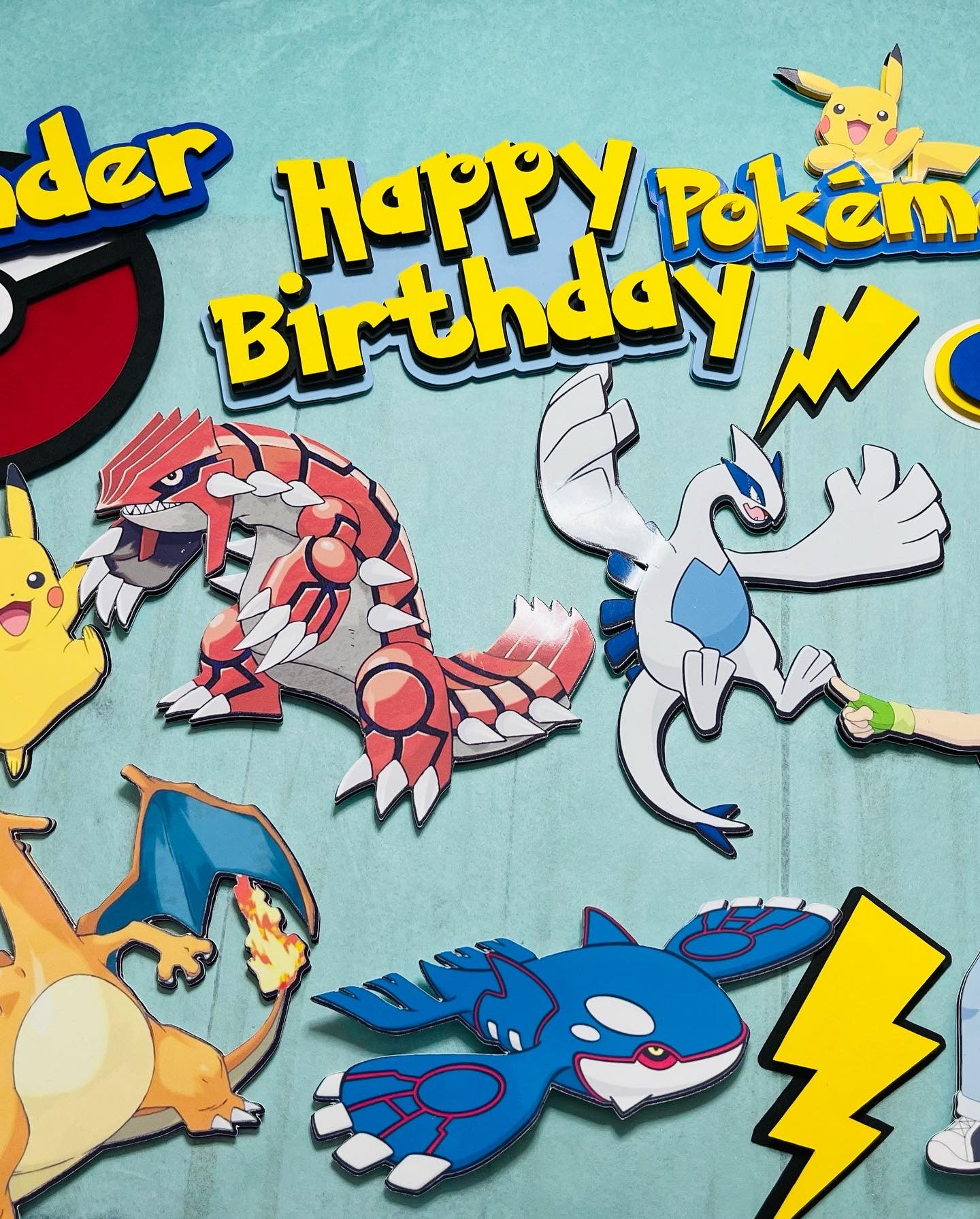 Decoration for cake Pokemon