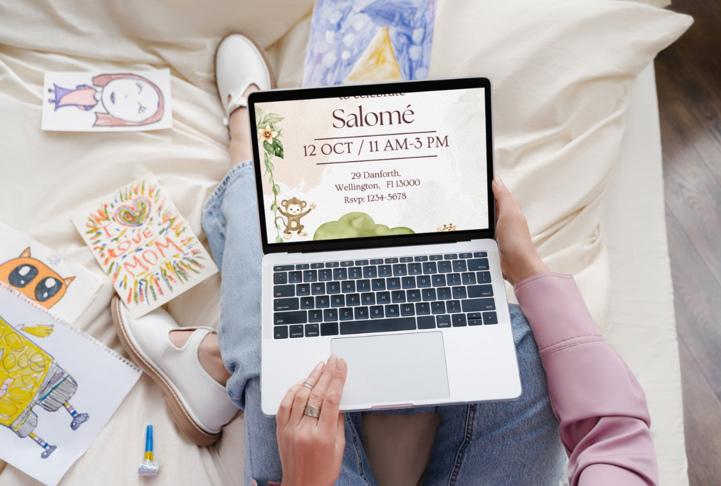 Editable Zoo Safari Birthday Invitation | Jungle Animals Party | Canva Template | Instant Download