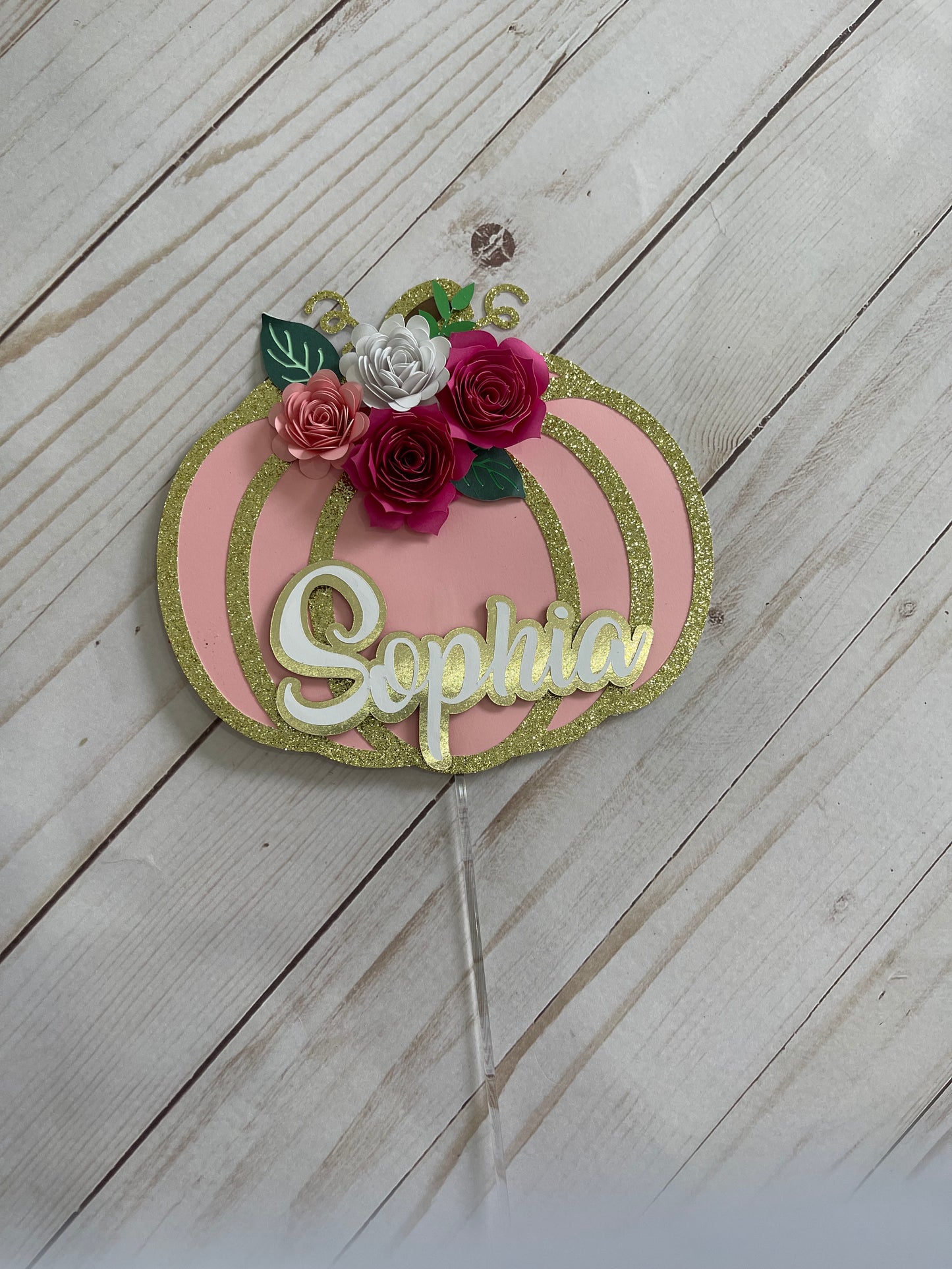 Pumpkin Cake Topper
