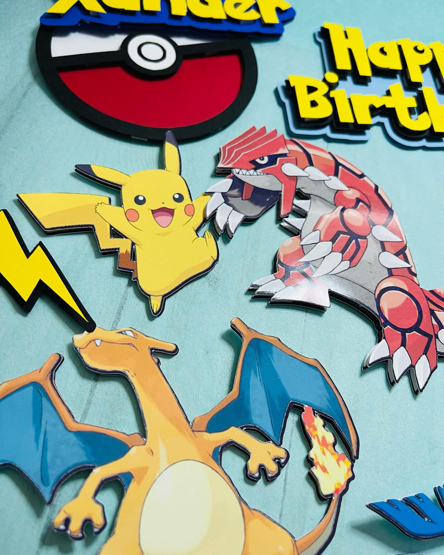 Decoration for cake Pokemon