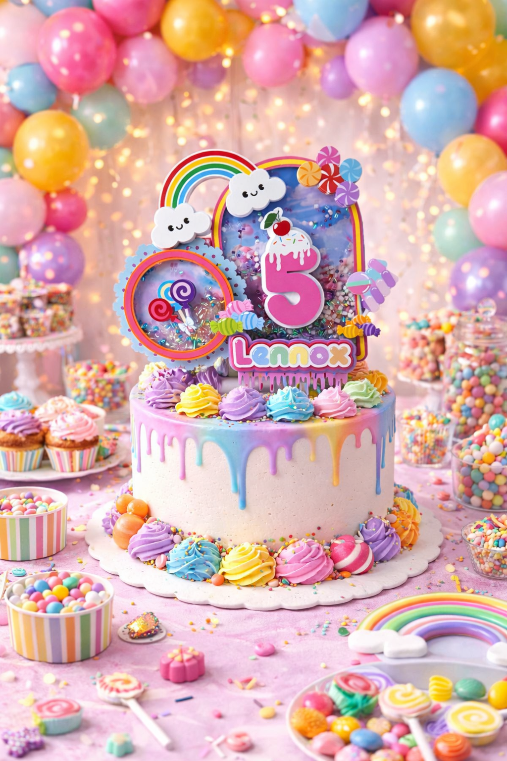 Candy Cake Topper // Sweet // Candyland