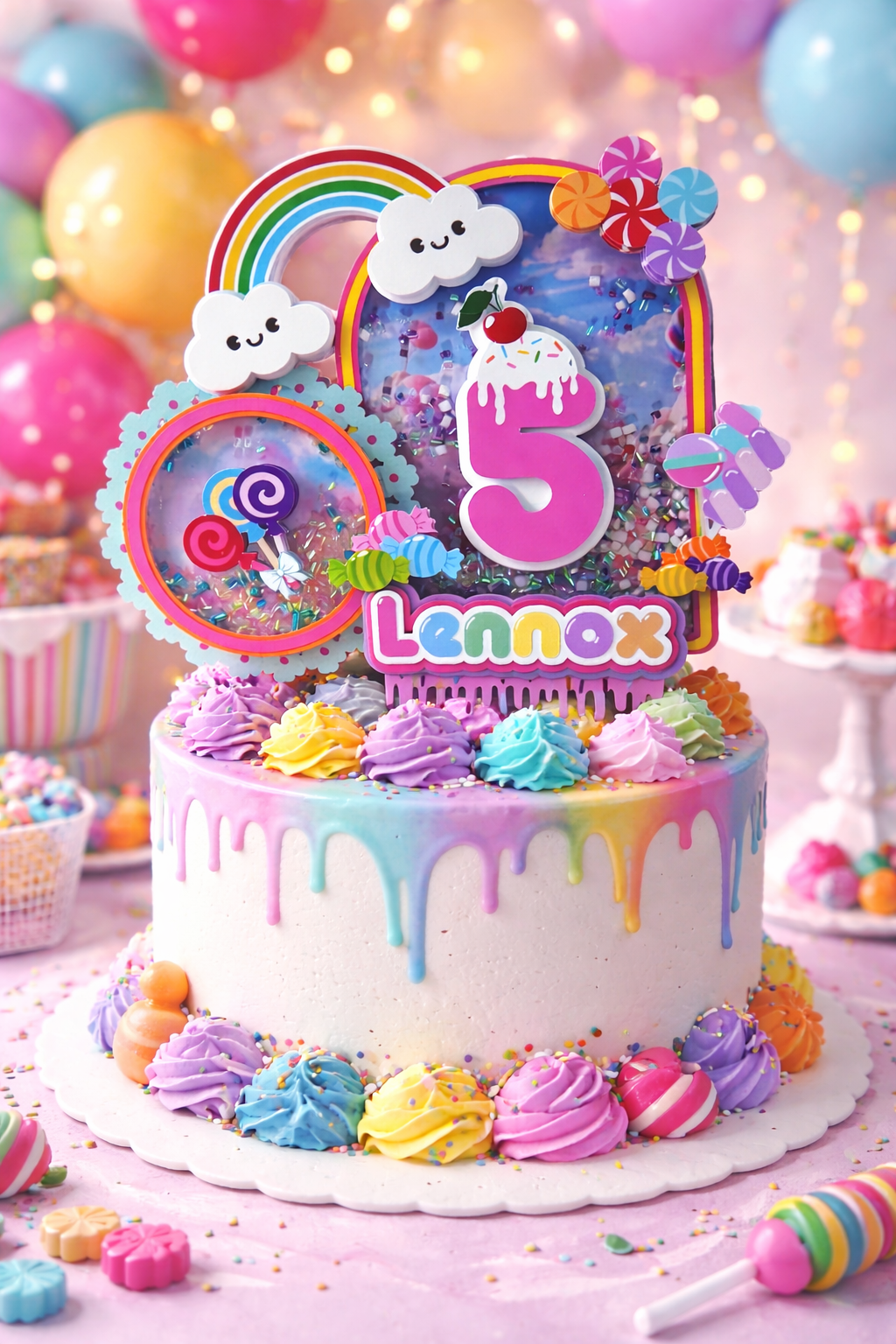 Candy Cake Topper // Sweet // Candyland
