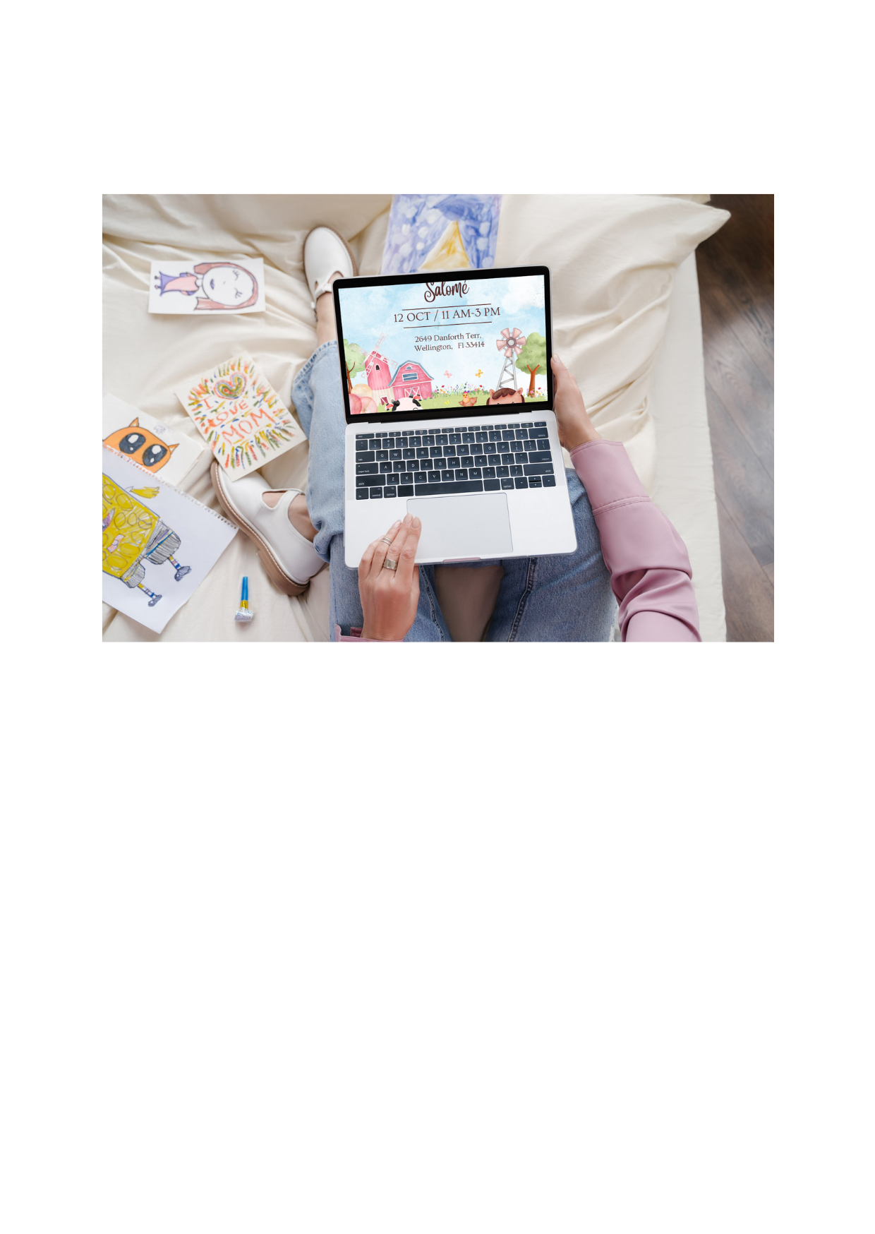 Editable Farm Birthday Invitation | Farm Animal Party | Pony Ride Theme | Canva Template | Instant Download