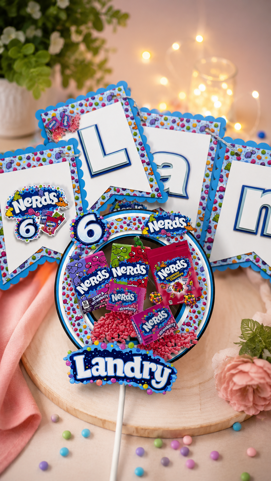 Nerds Cake Topper