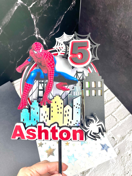 Spider-Man Cake Topper