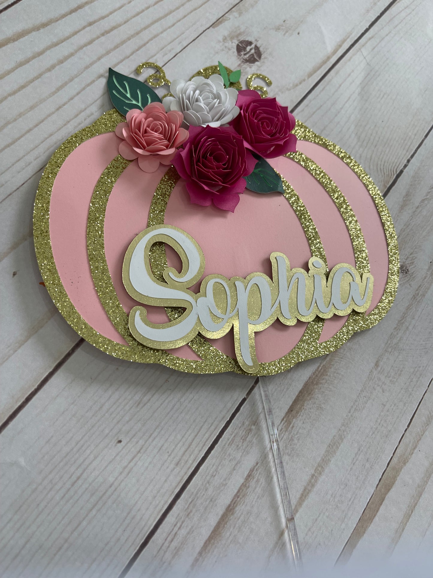 Pumpkin Cake Topper