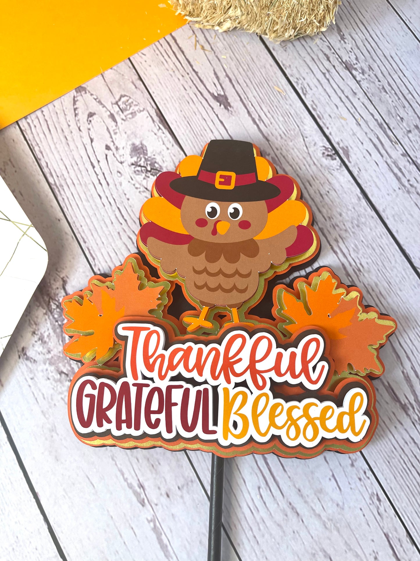 Thanks Giving Cake Topper