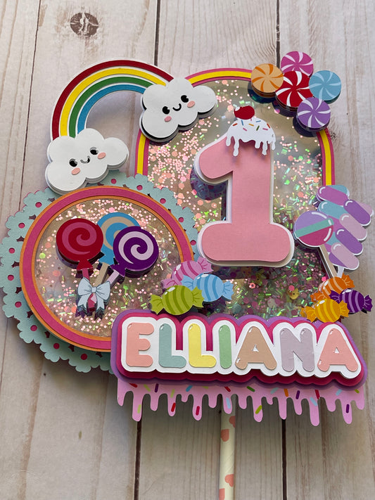 Candy Cake Topper // Sweet // Candyland