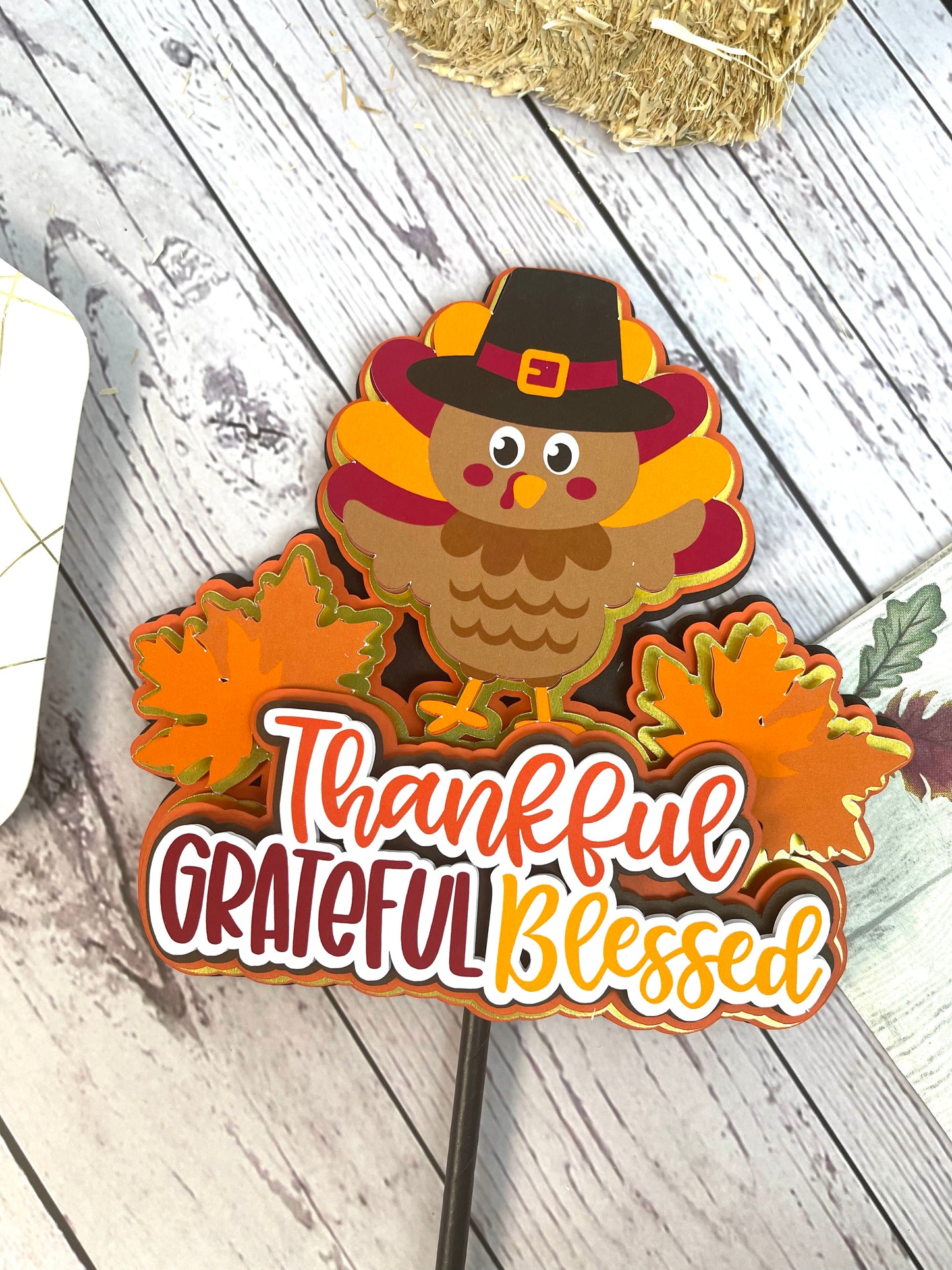 Thanks Giving Cake Topper