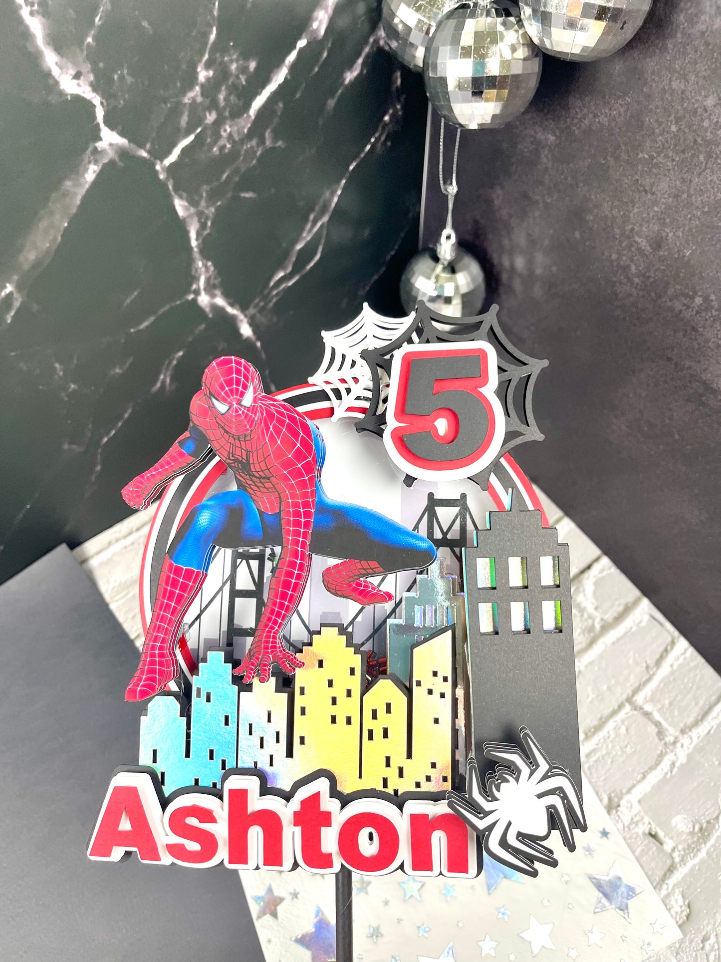 Spider-Man Cake Topper