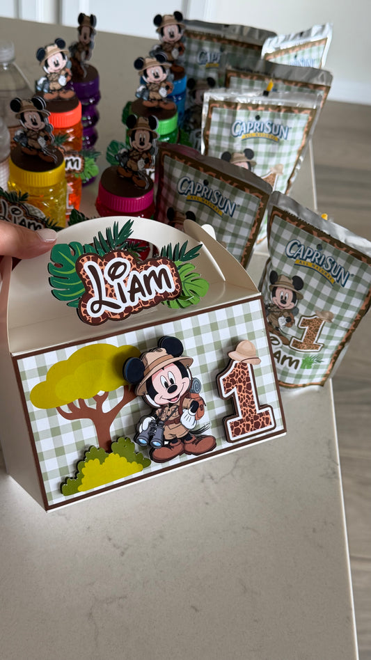 Decoration for Cake Mickey Safari