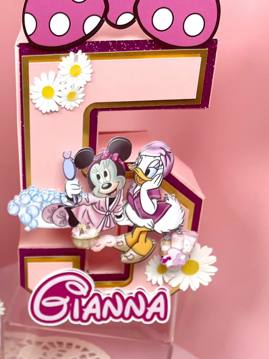 Minnie and Daisy Spa Letter 3D