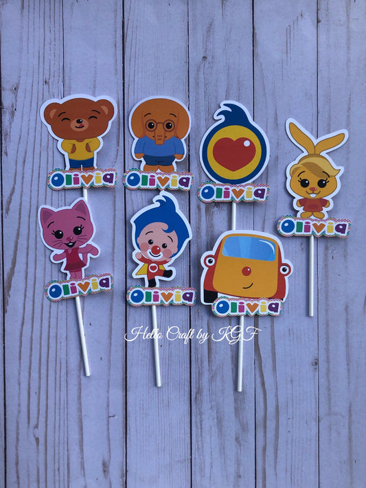 Plim Plim Cup Cake Topper