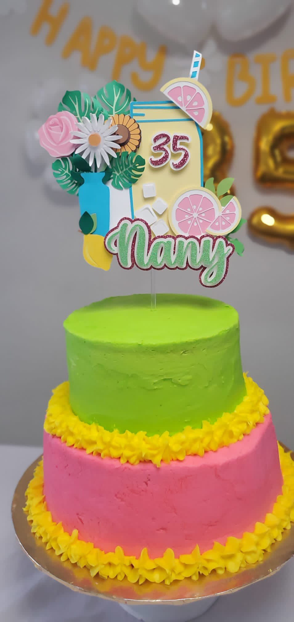 Limonada Flowers Lemon  // Lemon Birthday Theme