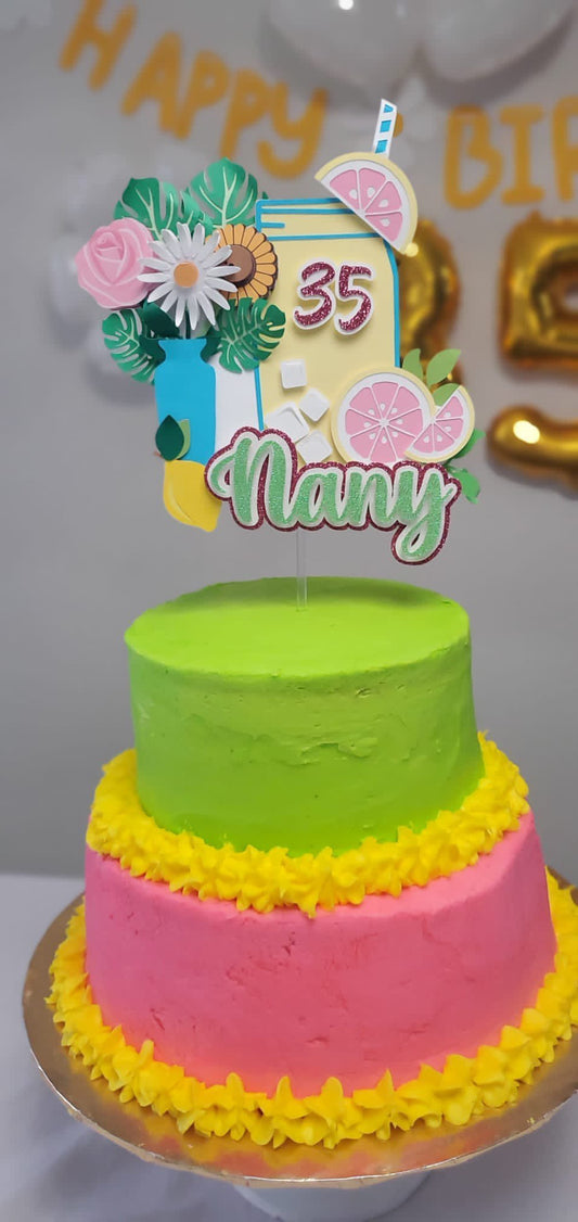 Limonada Flowers Lemon  // Lemon Birthday Theme