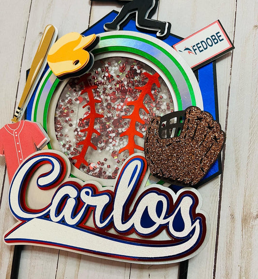 Beisbol Cake Topper // Baseball Birthday Cake Topper